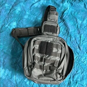 5.11 Tactical Gray Messenger Bag with MOLLE System